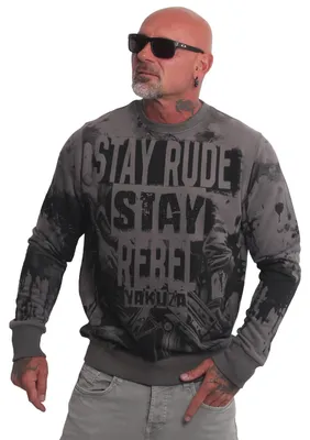 Immagine prodotto di Yakuza Herren Specialist Pullover, grigio acciaio, 4XL
