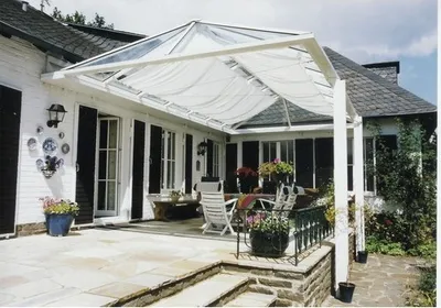 Produktbild von Seilspann-Sonnensegel elfenbein 330x140 cm