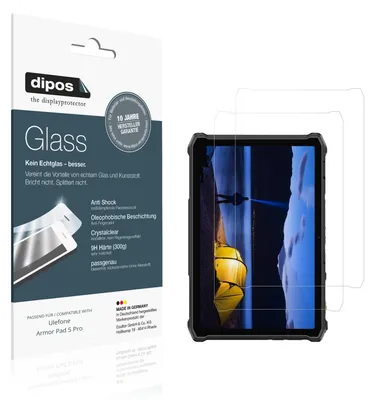 Immagine prodotto di 2x Pellicola Protettiva per Ulefone Armor Pad 5 Pro Protezione Vetro Flessibile 9H dipos