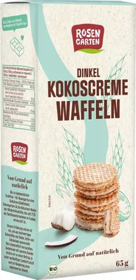 Produktbild von Dinkelwaffeln - Kokoscreme 65g