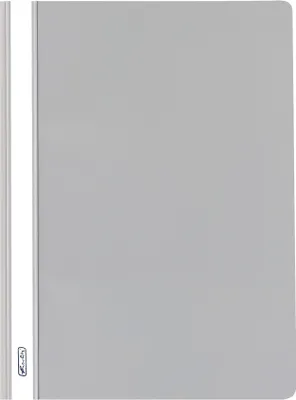 Produktbild von 10 Herlitz Schnellhefter / DIN A4 / PP / extra stabil / Farbe: dunkelgrau