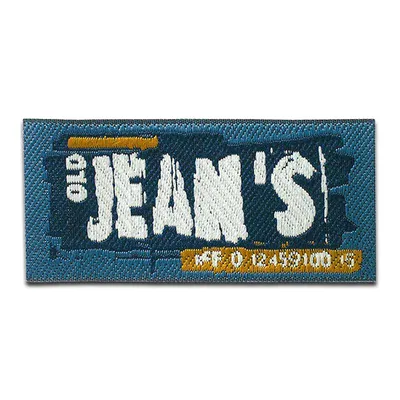Produktbild von Mono Quick 04040 Old Jeans, Bügelbild, Patch, ca. 6,4 x 3,0 cm Emblem