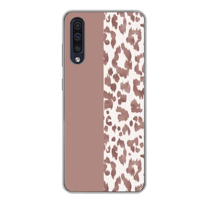 Produktbild von MuchoWow® Handyhülle Schutzhülle Hülle für Samsung Galaxy A50 Tiermuster - Rosa - Tiere Silikon Softcase Handy Hülle - Mobiltelefonhülle