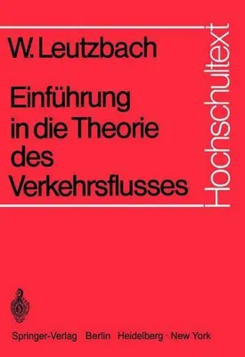 Obrázek produktu pro Einführung in die Theorie des Verkehrsflusses