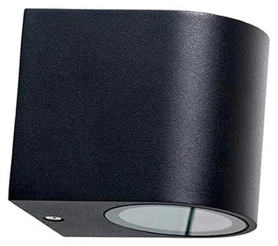 Produktbild von Außenwandleuchte, Wandlampe außen Metall, Außenlampe, Wandleuchte LED, Außenlampe, Außenbeleuchtung, Læsø klein schwarz