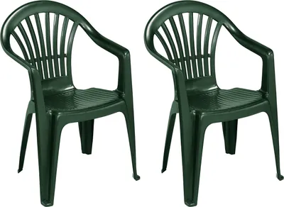 Produktbild von 2 Stück Stapelstuhl Bistrostuhl Gartenstuhl MONA Kunststoff