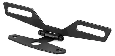 Image de Support de plaque d'immatriculation pliable en aluminium CNC pour moto et véhicule tout-terrain