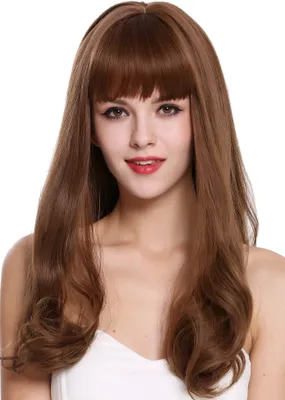 Produktbild von WIG ME UP Perücke lang glatt Pony Braun Mix 1574-10/12