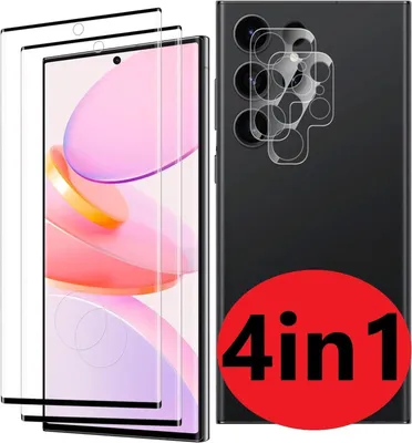 Produktbild von 4in1 Set für Samsung Galaxy S23 2x Display Schutzglas + 2x Kameraschutz 9H Panzerfolie