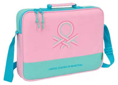 Produktbild von Safta Benetton 38x28x6 Cm Laptoptasche Rosa  Kinder Rosa One Size