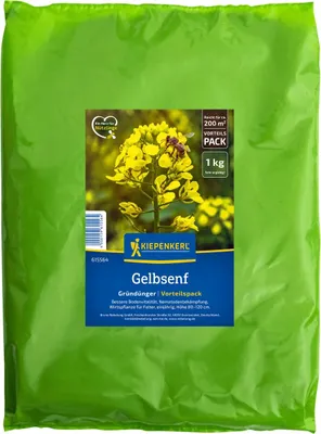 Produktbild von Kiepenkerl Gründüngung Gelbsenf Sinapis alba für 200 m² 1 kg