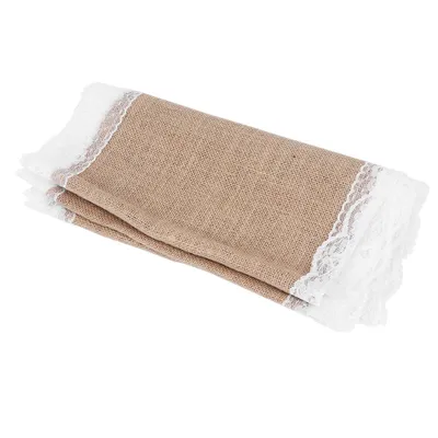 Obrázek produktu pro Stolní běžec, ubrus, jutový stolní běžec, stolní dekorace, party dekorace
