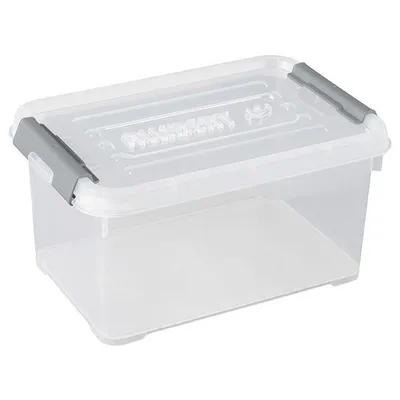 Produktbild von Allibert HANDY+ Box 6L, transparent / silber