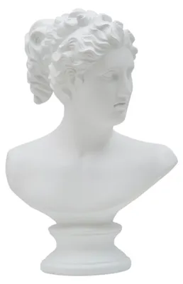 Produktbild von Mauro Ferretti, Skulptur "Römische Frau", 21,5 x 14,5 x 34 cm, weiß