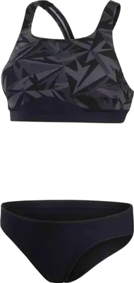 Produktbild von Speedo Hyperboom Bikini Damen schwarz chlorbeständig, Farbe:Schwarz, Größe:40
