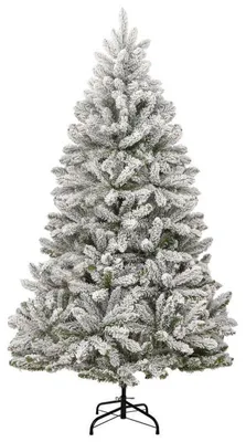 Productafbeelding van Kerstboom voor Buiten - Opvouwbare Kunstkerstboom met Sneeuwlook - 210 cm Hoog