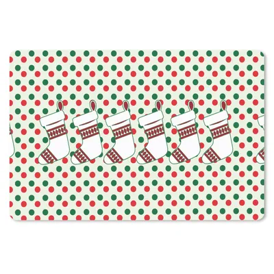 Produktbild von MuchoWow® Mauspad Mousepad Weihnachten - Muster - Vintage 27x18 cm - Mousepads - Maus Mat - Pad - Mausunterlage - Büroartikel - Desk Matten