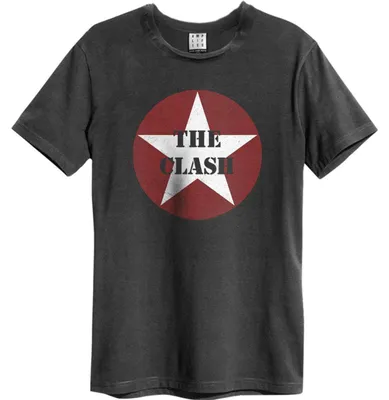 Produktbild von Amplified Shirt The Clash Star Logo uni charcoal L