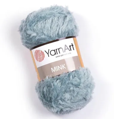 Produktbild von Nerz-Strickgarn von YarnArt - 348 Hellgrün