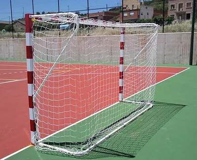 Productafbeelding van Set van 2 premium zaalvoetbal-/handbalnetten van 4 mm