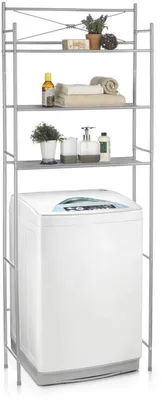 Produktbild von Grau Toilettrenner mit drei Planken für Bad und Waschkabine