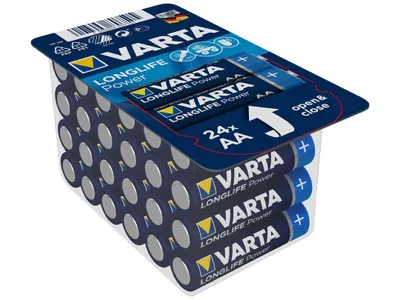 Obrázok produktu pre Batéria Varta Varta Longlife Power AA, balenie 24 kusov
