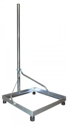 Produktbild von PremiumX Balkonständer 50x50cm Stahl 1m Mast SAT Flachdachständer