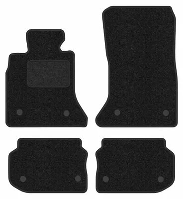 Produktbild von Velours-Fußmatten für BMW 5 F10 2010-2013 (Limousine) – 4-tlg, Anthrazit, passgenau – Wielganizator ANTHRA