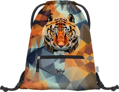 Zdjęcie produktu dla Saszetka BAAGL Tiger zapinana na zamek błyskawiczny z przegrodą