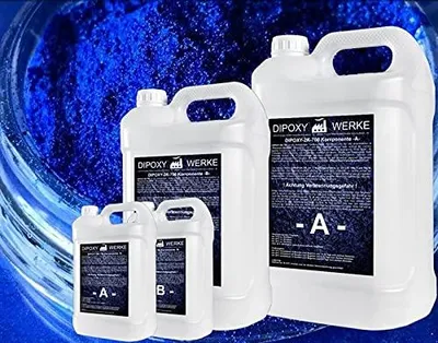 2K-700 Epoxidharz mit Pigment, 9,0 kg + 120 g, Blau