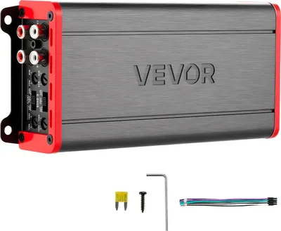 Produktbild von VEVOR Autoverstärker 4-Kanal, Endstufe Klasse D Überbrückbar, Max. 4 x 272 W an 4 Ohm / 4 x400 W an 2 Ohm, Hochleistungsverstärker für SUVs Pickups Geländewagen Mehrkanal-Audioverstärker