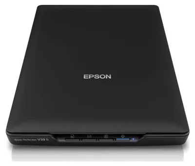 Zdjęcie produktu dla Epson Perfection V39II, 216 x 297 mm, 4800 x 4800 DPI, 48 bit, 24 bit, 4800 DPI, Skaner Płaski