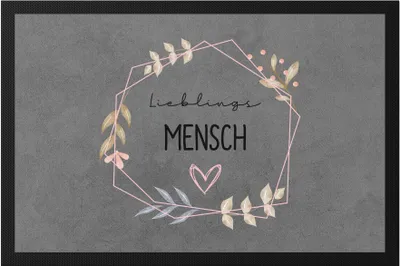 Produktbild von Lieblingsmensch Fußmatte Beste Freundschaft Freund Freundin Geschenkidee