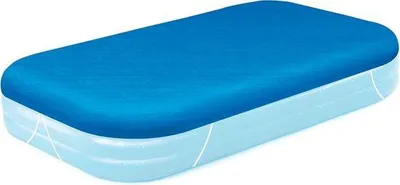 Produktbild von Familienutzung Rechteckiges Schwimmbadabdeckung 305x183 cm mit Entwässerungslöchern - Windfestes Schwimmbadüberdachung für Schwimmbad - Algenabwehrendes Schwimmbadabdeckung
