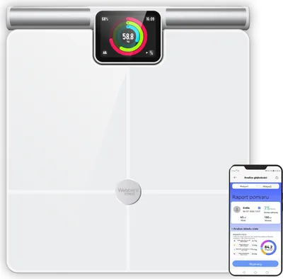 Obrázek produktu pro Analytická osobní váha s 57 parametry Apple Health, Google Fit, Wi-Fi