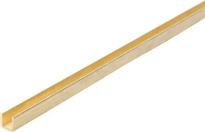 Produktbild von Messing U-Profil 3,0x3,0x1000 mm