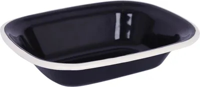 Produktbild von Argon Ta Schwarze Emaille-Kuchenform - 18 x 13,5 cm - Weiß