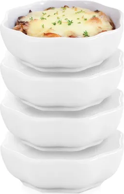 Obrázek produktu pro Porcelánové misky na svačinu 7,5 cm, 50 ml 4 ks.