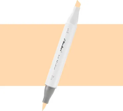 Zdjęcie produktu dla Dwustronny pędzel i dłuto OHUHU, Y120 Buttercup Yellow