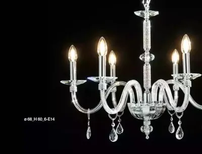 Immagine prodotto di Lampada a sospensione in cristallo lampadario luce a sospensione luce a soffitto