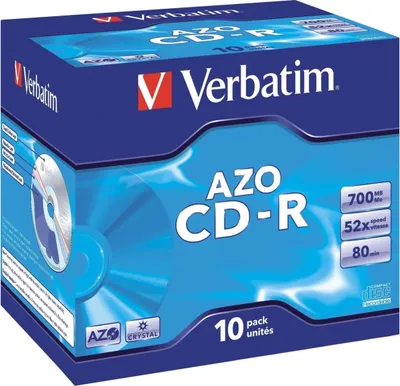 Produktbild von CD-Rohlinge 700MB/80min im Jewel Case VE=10x10 Stück