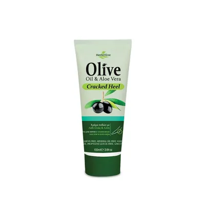 Zdjęcie produktu dla Herbolive Krem do stóp na pękające pięty, z oliwą z oliwek i aloesem, 100 ml