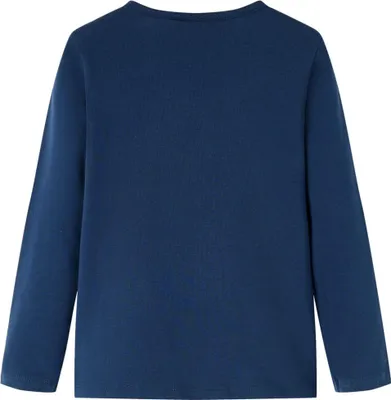 Produktbild von vidaXL Kinder-Langarmshirt Marineblau 92
