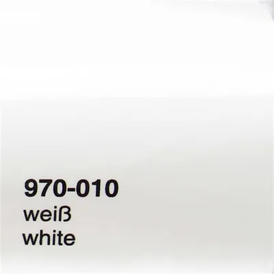 Produktbild von (25€/m²) Oracal 970RA Autofolie 010 Weiß Glanz Folie 152 cm Breite Laufmeterware gegossene Auto Folie selbstklebend