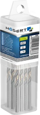 Produktbild von Högert Metallbohrer 1.0 mm, gespaltene Spitze, 10 Stk.