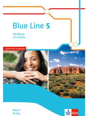 Obrázok produktu pre Blue Line 5 M-Zug. Workbook mit Audios Klasse 9.  Ausgabe Bayern