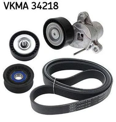 Image de Kit de courroies trapézoïdales crantées SKF VKMA 34218 pour FORD Fiesta Mk6 à hayon (JA8, JR8)