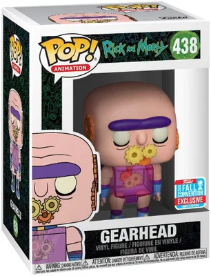 Animationsfigur Gearhead Rick and Morty #438, Vinyl, 10 cm hoch