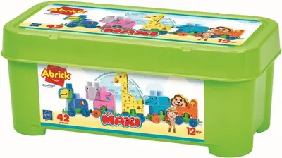 Produktbild von Ecoiffier Maxi Abrick Zug mit Zootieren