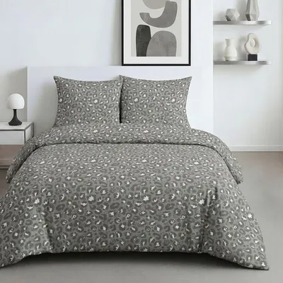 Produktbild von Bedrucktes Bettwäscheset baumwolle animal-print SUNSHINE LEO